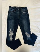 American Eagle high rise, super stretch skinny jeans. Photo 0