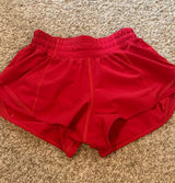 Lululemon Hotty Hot Shorts 2.5" Red Photo 0
