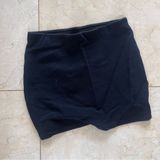 Zara NWOT Navy Blue Banded Mini Skirt Sz Medium/EUR28 Photo 0