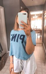 PINK - Victoria's Secret cropped tee Photo 0