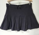 Canyon River Blues Black Knit Pleated Tennis Skort Photo 0