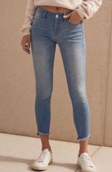 PacSun Fringed Cropped Jeans Photo 0