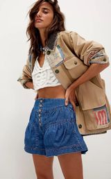 Free People Jean Shorts Photo 0