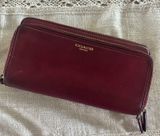 Coach Vintage Wallet Leather Burgundy Photo 0