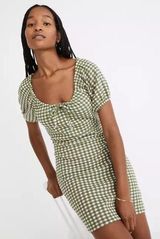 Madewell Gingham Check Dress Photo 0