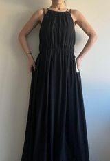 Black Wedding Guest Dress Maxi Formal NWT Photo 0