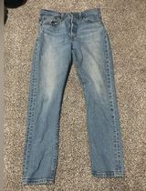 Levi's Light Blue Women's Straight Jeans 501 Photo 0