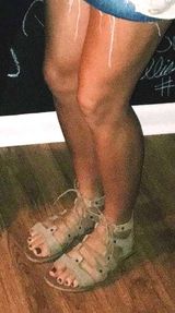 Taupe Sandals Tan Size 10 Photo 0