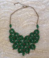 J. Crew Tessellate necklace green Photo 0