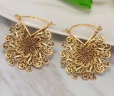 Boutique NEW ANTIQUE GOLD  BOHO EARRINGS Photo 0