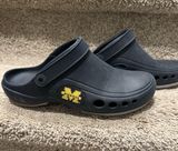 Michigan Wolverines Black Clog Shoes Comfort Non Photo 0