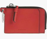 AllSaints Remy Leather Wallet Card Holder GALA RED Photo 0