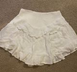 Rock n rags White  Ruffle Skirt Photo 0