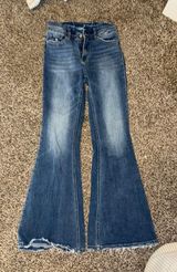 Rockin C Flare Jeans Blue Size 28 Photo 0