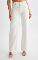 ZARA White Jeans High-Rise Photo 0