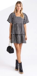 Esmeralda Check Dress Photo 0