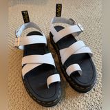 NWOT Dr. Marten Avry Hyrdro Leather Strap Blaire White Sandals Women's Size 10 Photo 0
