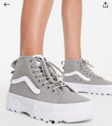Vans Gray Sk8-Hi Sneakers Photo 0
