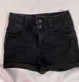 Black Jean Shorts Size 26 Photo 0