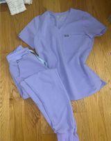 FIGS Lavender Scrubs Set Photo 0