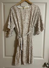 Speckled Dress Tan Size L Photo 0