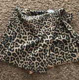 ZARA Cheetah Print Skort Photo 0