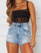 White Fox Boutique Black Crop Top Photo 0