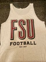 FSU Football Tank Tan Photo 0
