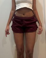 Burgundy Shorts Photo 0