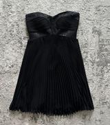 black strapless mini dress Photo 0