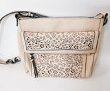 Sonoma Cream Floral Design Purse Photo 0