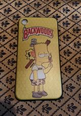 Yellow IPhone XR Bart Simpson Backwoods Case Photo 0