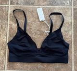 Aerie SMOOTHEZ Mesh Bralette True Black Size Small Photo 0