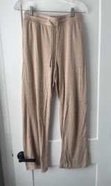 tan flare lounge pants Photo 0