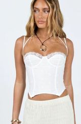 Eyelet Corset Top Photo 0