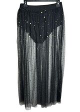 Grefit Sheer Mesh 2 in 1 Glitter Sequin See Photo 0
