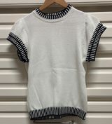 White Cap Sleeve Sweater Photo 0