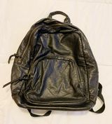Vans Black Leather  Backpack Photo 0