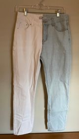 Adika Two Colored Mom Jeans Photo 0