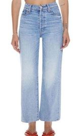NWT MOTHER SUPERIOR The Rambler Ankle Jeans Bucket List Size 30 Wide Leg NEW Photo 0