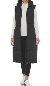 Calvin Klein Tan Puffer long Vest Photo 0