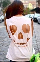 Foreign Exchange Skull Cutout Tank Photo 0