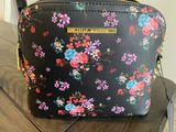 Steve Madden Black Floral Dome Crossbody Purse Photo 0