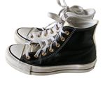 all star YOU platform leather black & white colorblock hi top sneakers Photo 0