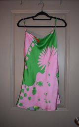 ZARA Pink & Green  Dress Photo 0