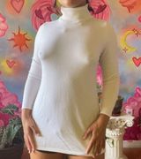 Chico's Long Sleeve Turtleneck Sweater Dress Photo 0
