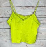 Open Edit  • Tank Top • Neon Green • Medium • Lace Photo 0
