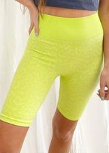 These Three Boutique Seamless Neon Biker Shorts Photo 0