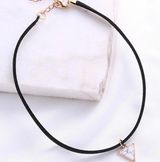 Boutique New Marble Triangle Choker  Photo 0