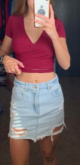 Forever 21 Denim Skirt Photo 0
